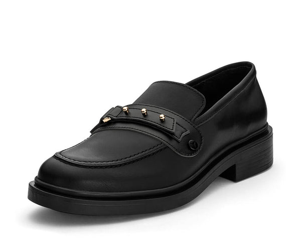 Pin Stud - Loafer classique Black PS1