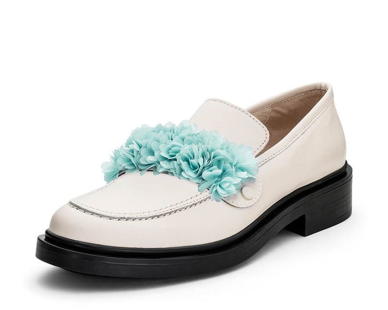 Soft Flower - Loafer classique Crema PS1